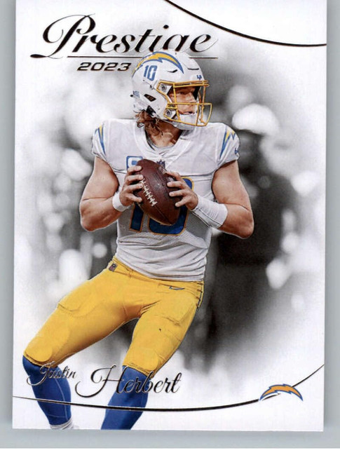 2023 Panini Prestige #163 Justin Herbert Los Angeles Chargers NFL Football Trading Card