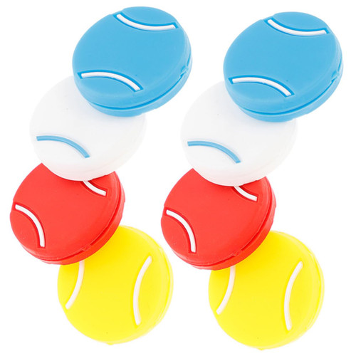YARNOW 8Pcs Shock Absorbers Damper Tennis Racquet Vibration dampener Tennis Tennis Shocks absorbers Silicone Racket Damper Silica Gel Flower Tennis Racket absorbers Tennis Racket Racket