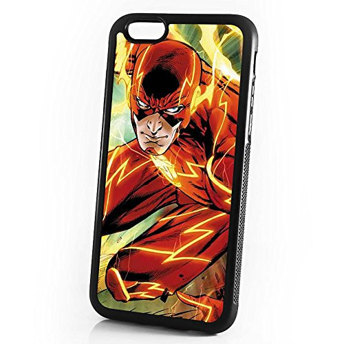 ( For iPhone 8 Plus / iPhone 7 Plus ) Durable Protective Soft Back Case Phone Cover - A11034 Super Hero Flash