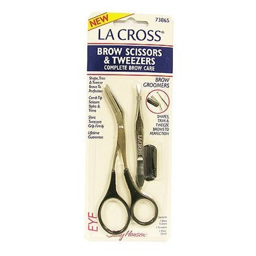 La Cross Brow Scissors & Tweezers Set by Sally Hansen La Cross Brow Scissors & Tweezers Set by Sally Hansen