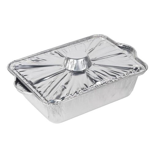 HAKIDZEL Tin Foil Pan Baking Cookie Pans To Go Foil Containers Foil Food Container Aluminum Grill Pans Baking Pans Foods Food Baking Tinfoil Pot Kitchen Supplies Aluminum Foil Hot Pot
