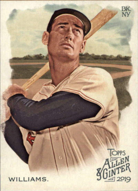 2019 Topps Allen and Ginter #98 Ted Williams Boston Red Sox MLB Baseball Trading Card