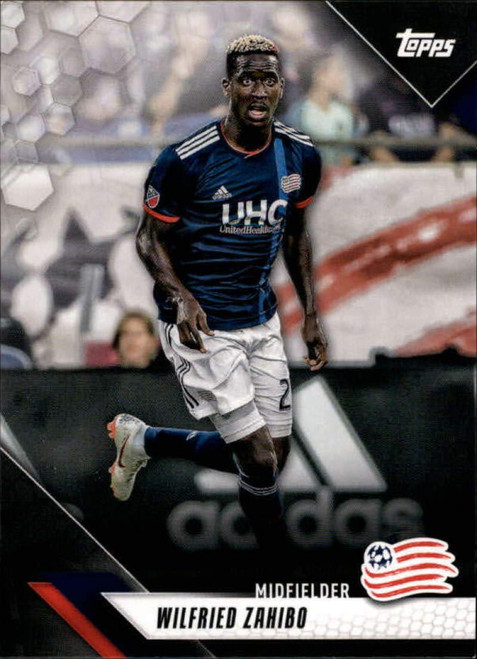 2019 Topps MLS #64 Wilfried Zahibo New England Revolution Soccer Trading Card