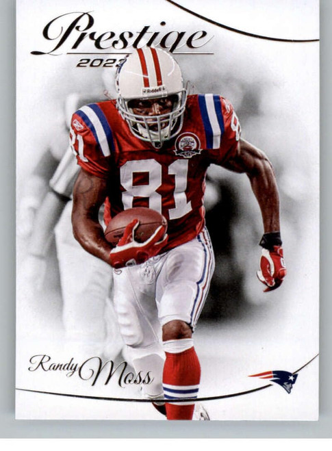 2023 Panini Prestige #200 Randy Moss New England Patriots NFL Football Trading Card 2023 Panini Prestige #200 Randy Moss New England Patriots NFL Football Trading Card