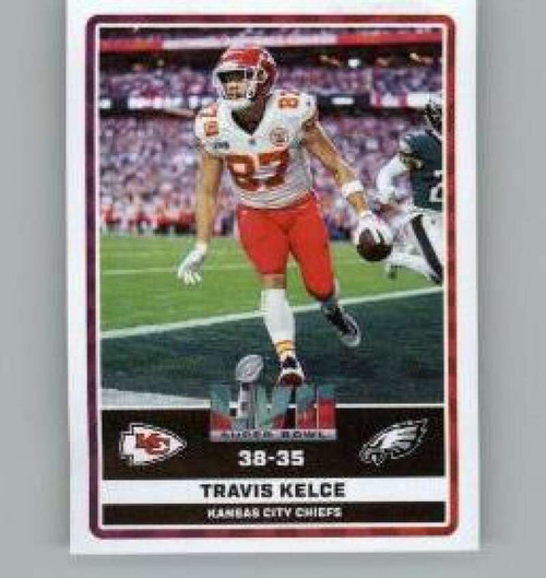 2023 Panini Stickers #36 Travis Kelce Kansas City Chiefs Official Thin Mini Sticker NFL Football Trading Card 2023 Panini Stickers #36 Travis Kelce Kansas City Chiefs Official Thin Mini Sticker NFL Football Trading Card