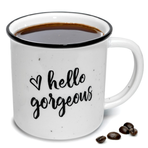 Hello Gorgeous Coffee Mug 11 Ounce, Hello Gorgeous Cup, Hello Gorgeous Coffee Cup, Hello Gorgeous Mug Gorgeous Wife Mug, Novelty Coffee Mug, Funny Coffee Mug Women Funny Mug Women, Best Friend Mug