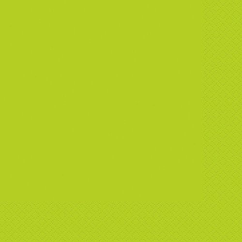 Neon Green Beverage Napkins, 20ct