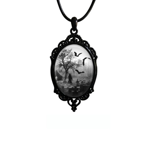 GYRMMUE Gothic Bat Necklace Victoria Cemetery Bat Pendant Necklace Vintage Rope Chain Bat Choker Black Dark Goth Necklace Halloween Christmas Jewelry Gift for Men and Women (Black) GYRMMUE Gothic Bat Necklace Victoria Cemetery Bat Pendant Necklace Vintage Rope Chain Bat Choker Black Dark Goth Necklace Halloween Christmas Jewelry Gift for Men and Women (Black)