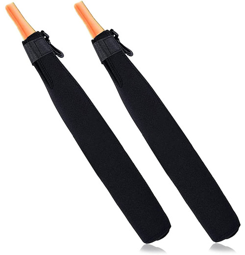 WETEPUXI 2 Pcs Baseball Bat Sleeve Bat Warmer Softball Bat Sleeve Protector Softball Bat Cover for Sport (Black-A) WETEPUXI 2 Pcs Baseball Bat Sleeve Bat Warmer Softball Bat Sleeve Protector Softball Bat Cover for Sport (Black-A)