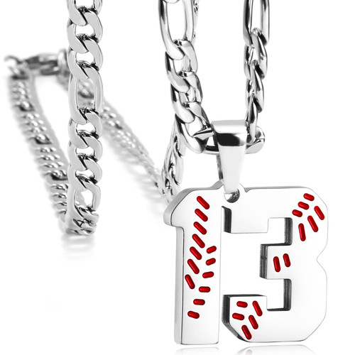 MIMITLTY Personalized Jersey Number Necklaces for Mens,Athletes Stainless Steel Sport Number Pendant Chain for Boys Baseball/Softball Team Inspiration Jewelry with Gifts MIMITLTY Personalized Jersey Number Necklaces for Mens,Athletes Stainless Steel Sport Number Pendant Chain for Boys Baseball/Softball Team Inspiration Jewelry with Gifts