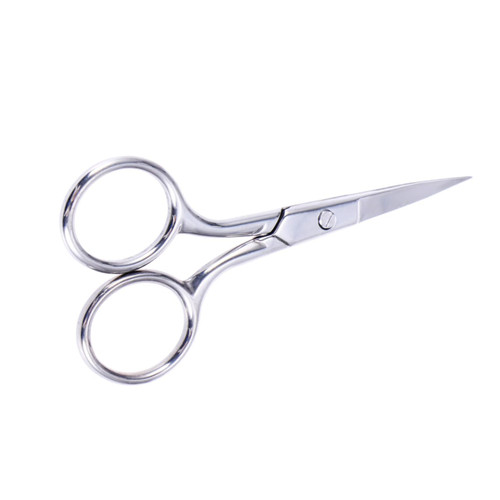 FOMIYES 2pcs nose hair scissors facial hair scissors eyebrow scissors eyebrow nose hair scissor face double eyelid sticker