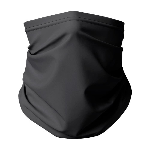 Thermajane Fleece Neck Warmer Winter Neck Gaiter Women for Cold Weather (Black)