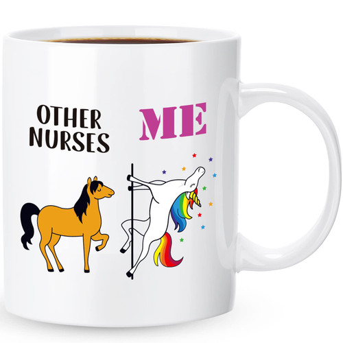 Nurse Coffee Mugs Nurse Week Gifts Funny Nurse Appreciation Mugs Other Nurses Me Unicorn Cup 11 oz for Nurse Graduation Retirement Birthday Supplies Nurse Coffee Mugs Nurse Week Gifts Funny Nurse Appreciation Mugs Other Nurses Me Unicorn Cup 11 oz for Nurse Graduation Retirement Birthday Supplies