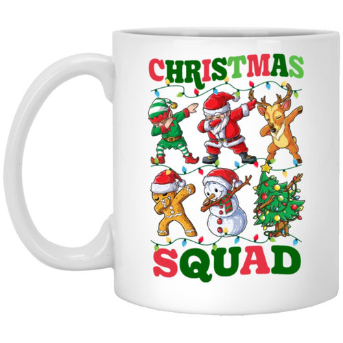 Christmas Squad Santa Dabbing Elf Family Matching Pajamas Merrry Xmas Coffee Mug - Christmas Gifts - Christmas Mug For Friend And Family 11oz Christmas Squad Santa Dabbing Elf Family Matching Pajamas Merrry Xmas Coffee Mug - Christmas Gifts - Christmas Mug For Friend And Family 11oz