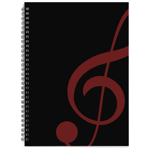 MAXCURY Blank Sheet Music Composition Manuscript Staff Paper Art Music Notebook Black 100 Pages 26x19cm (Black/Fuchsia) MAXCURY Blank Sheet Music Composition Manuscript Staff Paper Art Music Notebook Black 100 Pages 26x19cm (Black/Fuchsia)