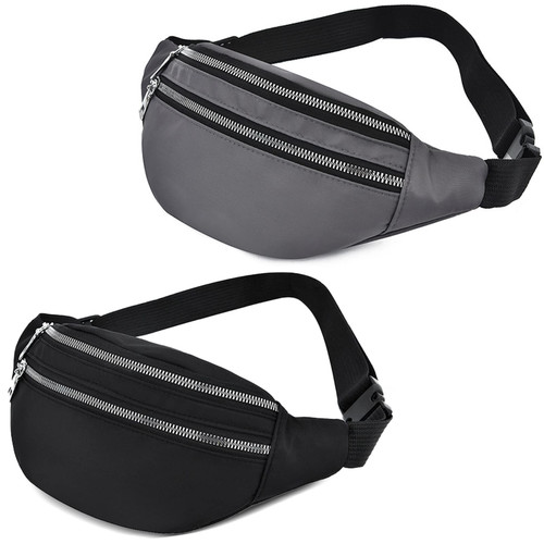 Peicees 2 Pack Fanny packs for women men Waterproof Crossbody Fanny Pack Hiking Waist Bag Belt Bag For Running Walking Casual Traveling Peicees 2 Pack Fanny packs for women men Waterproof Crossbody Fanny Pack Hiking Waist Bag Belt Bag For Running Walking Casual Traveling