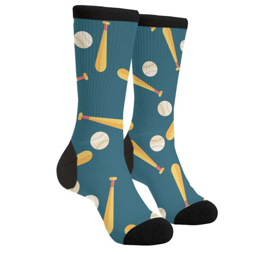 Gianlaima Baseball Bat Ball Sport Novelty Fun Crew Socks Fashion Comfortable Men'S And Women'S Crazy Dress Socks Gianlaima Baseball Bat Ball Sport Novelty Fun Crew Socks Fashion Comfortable Men'S And Women'S Crazy Dress Socks