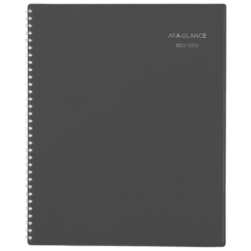 AT-A-GLANCE 2022-2023 Planner, Weekly & Monthly Academic Appointment Book, 8-1/2" x 11", Large, DayMinder, Charcoal (AYC52045)