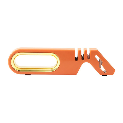 4-in-1 Knife Sharpeners, Manual Kitchen Knives & Scissor Sharpeners 4 - Stage Knife Sharpening System Professional Chef's Kitchen Knife Accessories(Orange) 4-in-1 Knife Sharpeners, Manual Kitchen Knives & Scissor Sharpeners 4 - Stage Knife Sharpening System Professional Chef's Kitchen Knife Accessories(Orange)