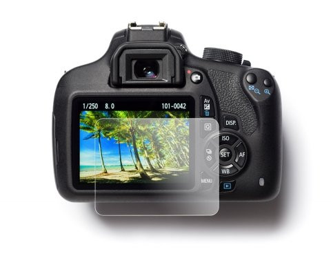 easyCover GSPC100D Screen Protector Ultra Thin 0.3mm 6 Layers for Canon 100D/SL1, Clear