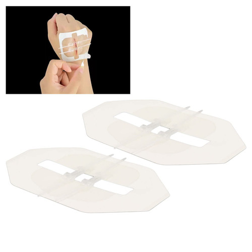 2pcs Emergency Wound Closures Bandaid Adhesive Bandages Zip Stitch Laceration Kit for Wound Car,Zip Stitch Sutures Bandaids, Rapid Skin Closure for Home, Outdoor, Zip Stitch Sutures Bandaids, 2p