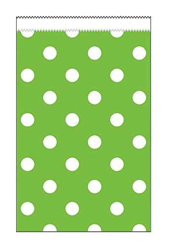 Creative Converting 20 Count Paper Treat Bags, Small, Fresh Lime
