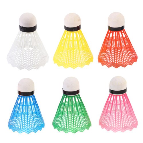 6pcs Shuttlecocks -Outdoor Shuttlecock Sport Equipment Badminton Ball Foam Shuttlecock Sports Badminton Foam Shuttle Cork Air The Bird Training Ball Ball Head Badminton Birdie