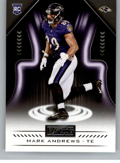 2018 Panini Playbook #107 Mark Andrews Rookie RC Rookie Baltimore Ravens NFL Football Trading Card 2018 Panini Playbook #107 Mark Andrews Rookie RC Rookie Baltimore Ravens NFL Football Trading Card