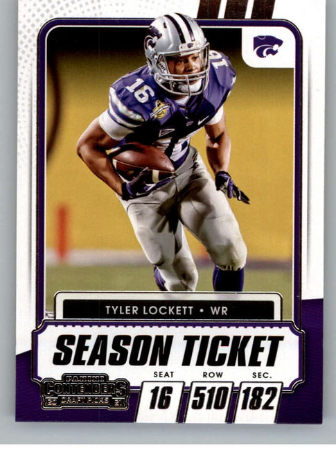 2021 Panini Contenders Draft Season Ticket #40 Tyler Lockett Kansas State Wildcats Football Trading Card 2021 Panini Contenders Draft Season Ticket #40 Tyler Lockett Kansas State Wildcats Football Trading Card