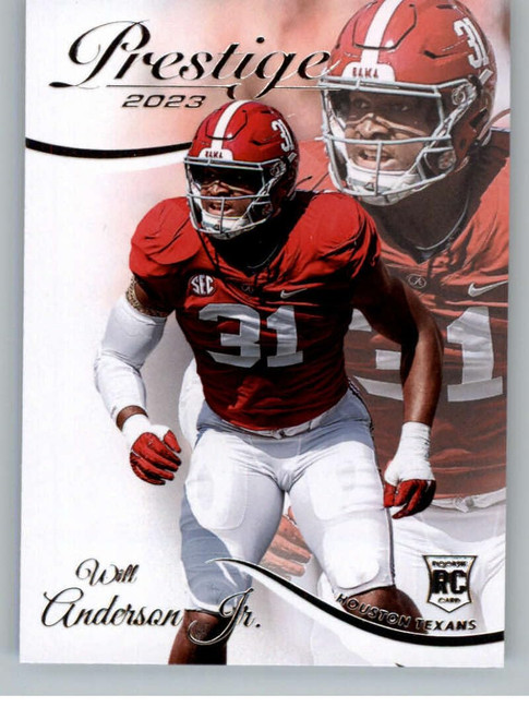 2023 Panini Prestige #387 Will Anderson Jr. RC Rookie Houston Texans NFL Football Trading Card 2023 Panini Prestige #387 Will Anderson Jr. RC Rookie Houston Texans NFL Football Trading Card