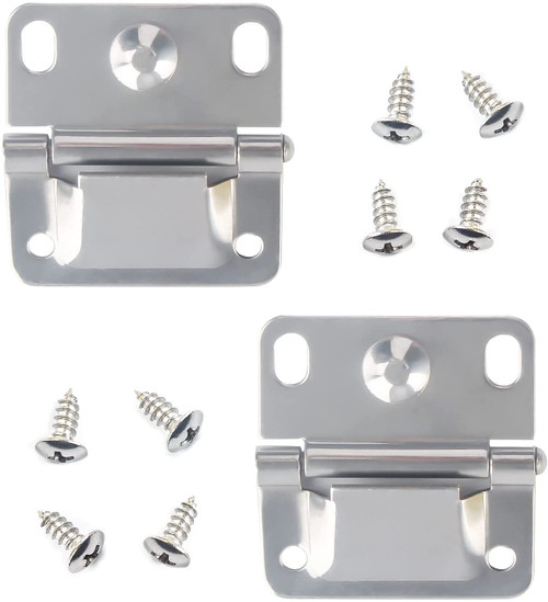 ???? ???????? Replacement Coleman Cooler Hinges for Coleman ice Chest Coolers 5235 6262 6270 Stainless Steel Hinge with 8 Screws 2" x 2.125" - 2 Pack