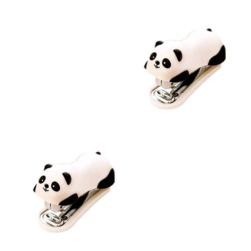 Ciieeo 2pcs Desktop Stapler for Student Office Stapler The Office Gift Office Desktop Stapler School Desktop Stapler Small Desktop Stapler Student Gifts Stapler for Kids Child Animal Mini