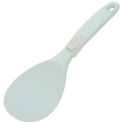 RORPOIR Silicone Rice Spoon Soup Spoon Chinese Ladle Spoon Rice Paddle Asian Spoon Cooking Spoon Large Soup Ladle Rice Spoon Paddle Japanese Ladle Spoons Rice Scoop Silica Gel Suite Handle