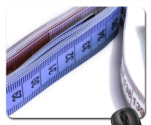 Mouse Pad - Massband Measure Tape Measure Meter Length