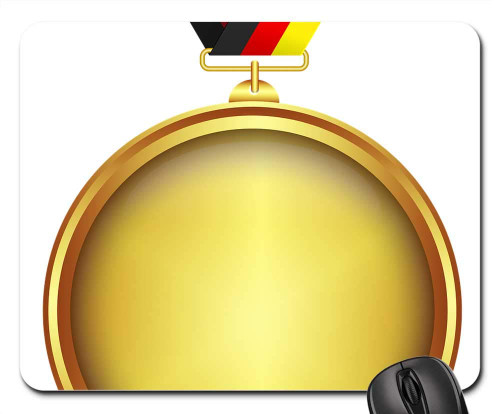 Mouse Pad - Medal Gold Tape Transparent Background Decoration 2