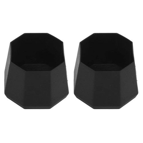 Honio Tennis Racket Butt Cap, Black Tennis Racquet Silicone Back Covers Long Service Life for Gymnasium