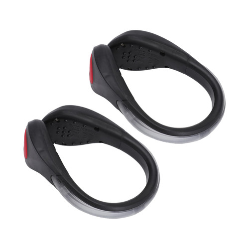 INOOMP 2pcs Luminous Shoe Clip Lights Flashing Shoe Lights Light up Shoe Clips Led Shoes Clip Lights Reflective Runners Gears Flash Shoe Night Clips Night Run Running Abs Safety Clip