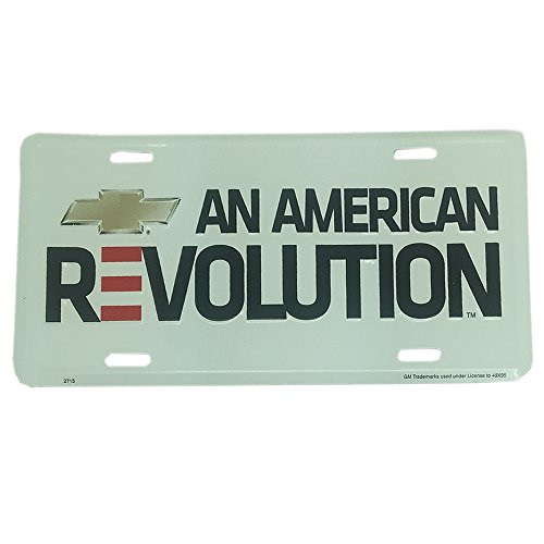 HangTime An American Revolution embossed metal auto tag 6 x 12