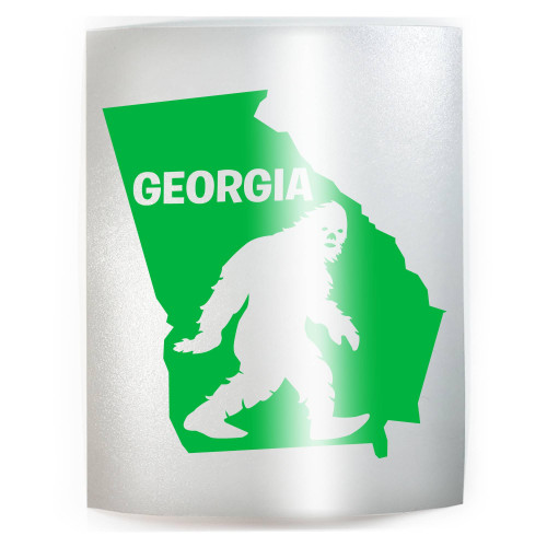GEORGIA Bigfoot State Sasquatch - PICK COLOR & SIZE - Vinyl Decal Sticker F