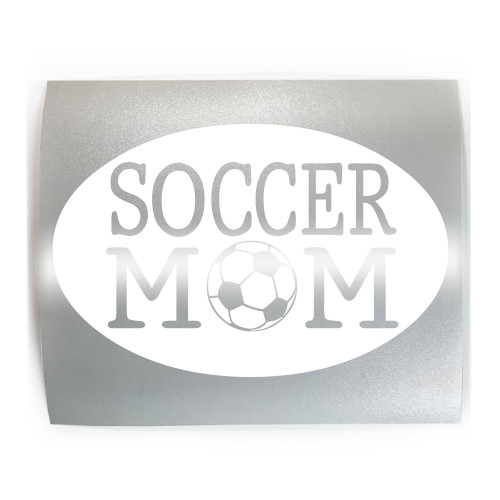 SOCCER MOM - Mother Player Game Football - PICK COLOR & SIZE - Vinyl Decal Sticker A