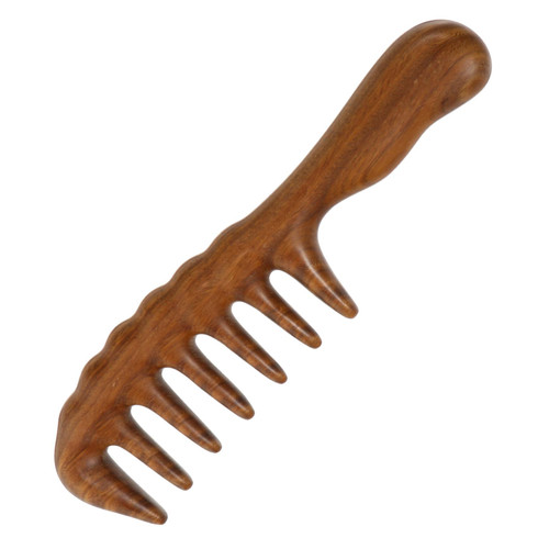 Beavorty Hair Brush 1pc Large Teeth Massage Comb Afro Comb Styling Comb Portable Travel Comb Hair Dryer Brush Comb for Curly Hair Scalp Massager Comb Creative Comb Wide Tooth Comb Woman