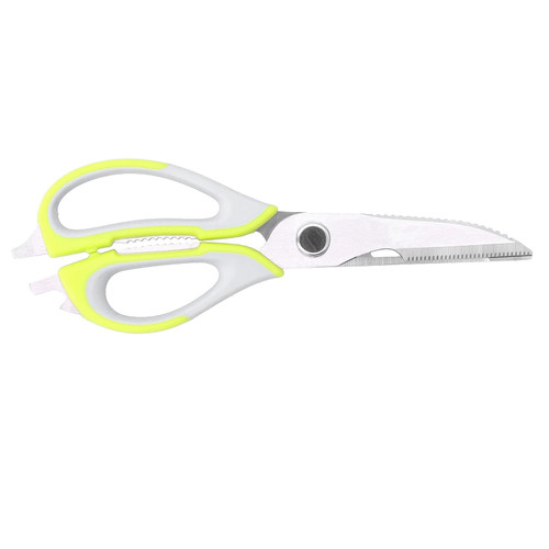 Kitchen Shears, Kitchen Scissors, Seafood Scissors, Food Scissor, Detachable Kitchen Scissors Multifunctional Stainless Steel Seafood Food Scissors for Home(green)
