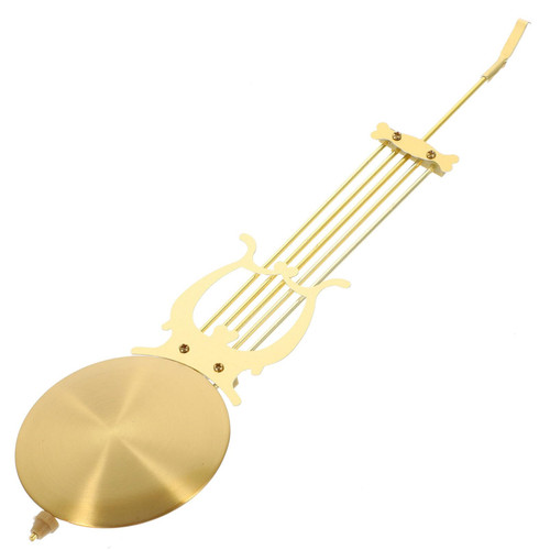 GANAZONO Quartz Wall Clock Pendulum Replacement; Traditional Mechanical Clock Pendulum Grandfather Clock Pendulum Replacement High Gloss Clock Pendulum Golden