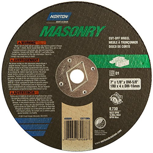 Norton Abrasives - St. Gobain, 7 x 1/8 x DM-5/8