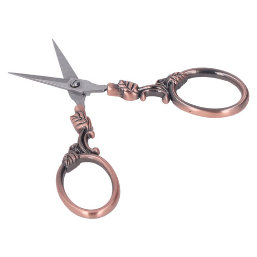 Embroidery Scissors, 3.9in Stainless Steel Knitting Scissors Simple Sewing Scissors Small Sewing Scissors for Embroidery, Needle Work and DIY Craft