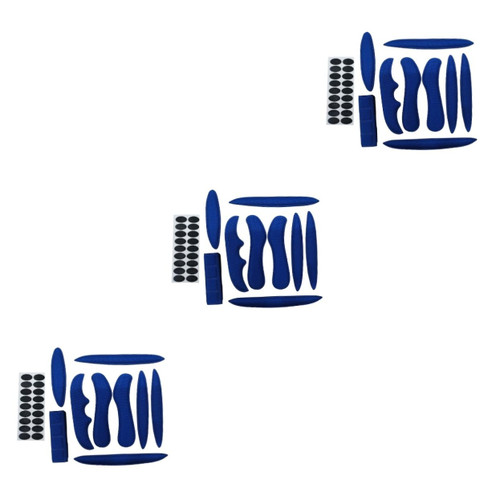 ABOOFAN 3 Sets Helmet Liner Helmet Inner Tape Padding Riding Helmet Cloth Pads Helmet Sweat Pad Helmet Replacement Pad Kids Safety Helmet Inner Pads Polyester Bike Child Sweat Band