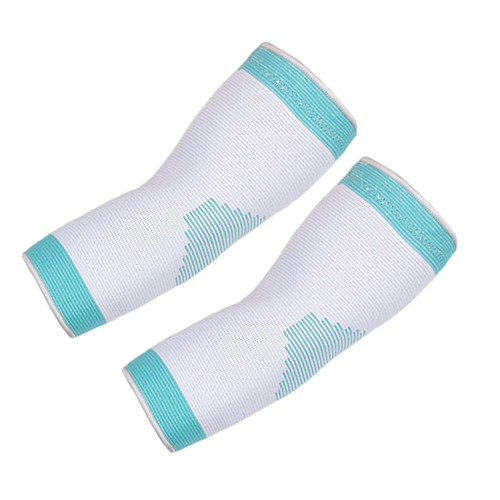 KALLORY 1 Pair Knitted Elbow Pads Elbow Support Band Tennis Elbow Support Sports Elbow Pads Elbow Braces Forearm Pads Braces Golfer s Elbow Support Basketball Child Nylon Support Belt