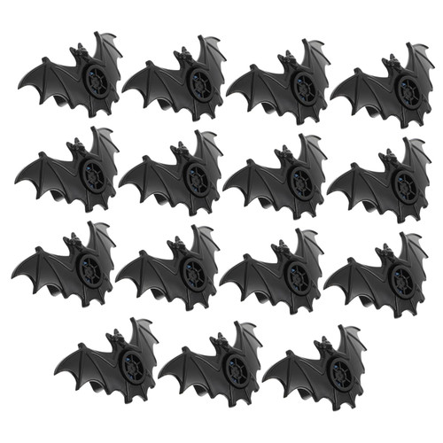 ABOOFAN 24pcs bat whistle toy animal whistles whistle favors outside toys mini bats toys animal playset fake bats funny whistle Halloween whistles toys animal toy plastic outdoor decorate