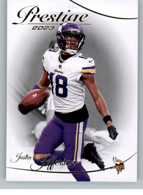 2023 Panini Prestige #193 Justin Jefferson Minnesota Vikings NFL Football Trading Card