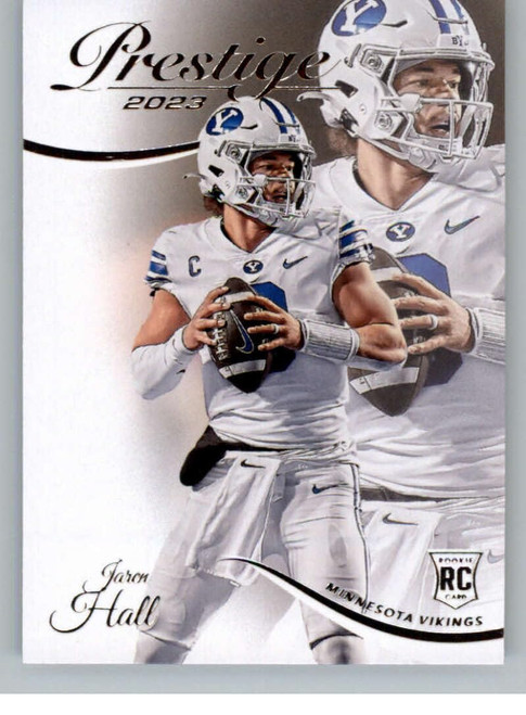 2023 Panini Prestige #346 Jaren Hall RC Rookie Minnesota Vikings NFL Football Trading Card